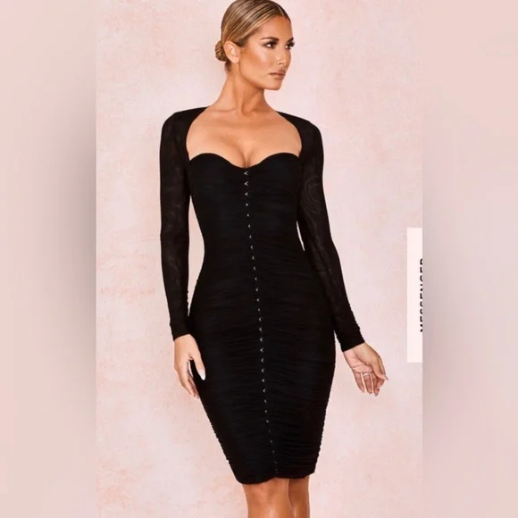 House of CB | Dresses | House Of Cb Black Tavia Dress | Poshmark